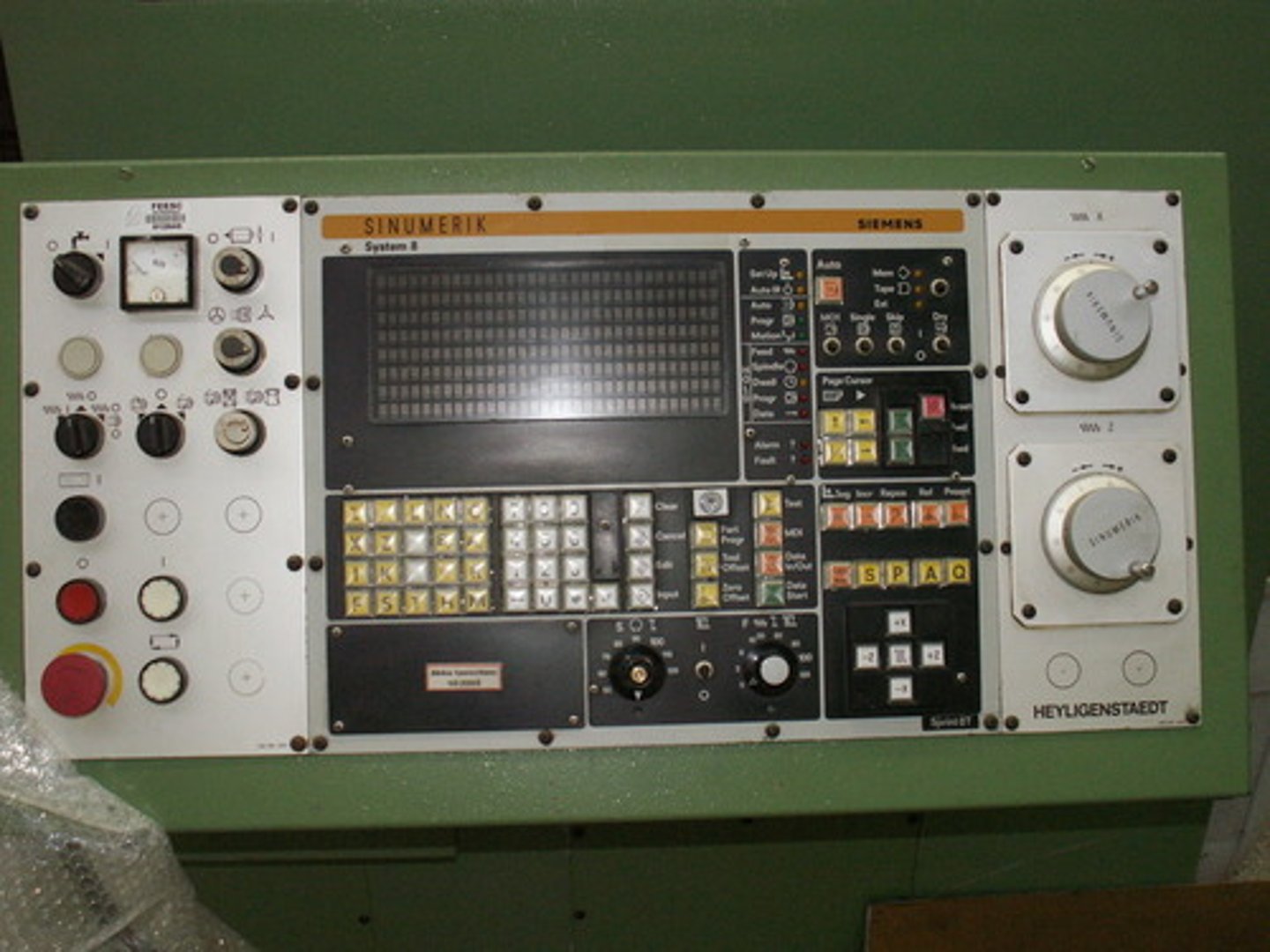 <p>The computer control of machine tools for the purpose of (repetitively) manufacturing complex parts for a product.</p>