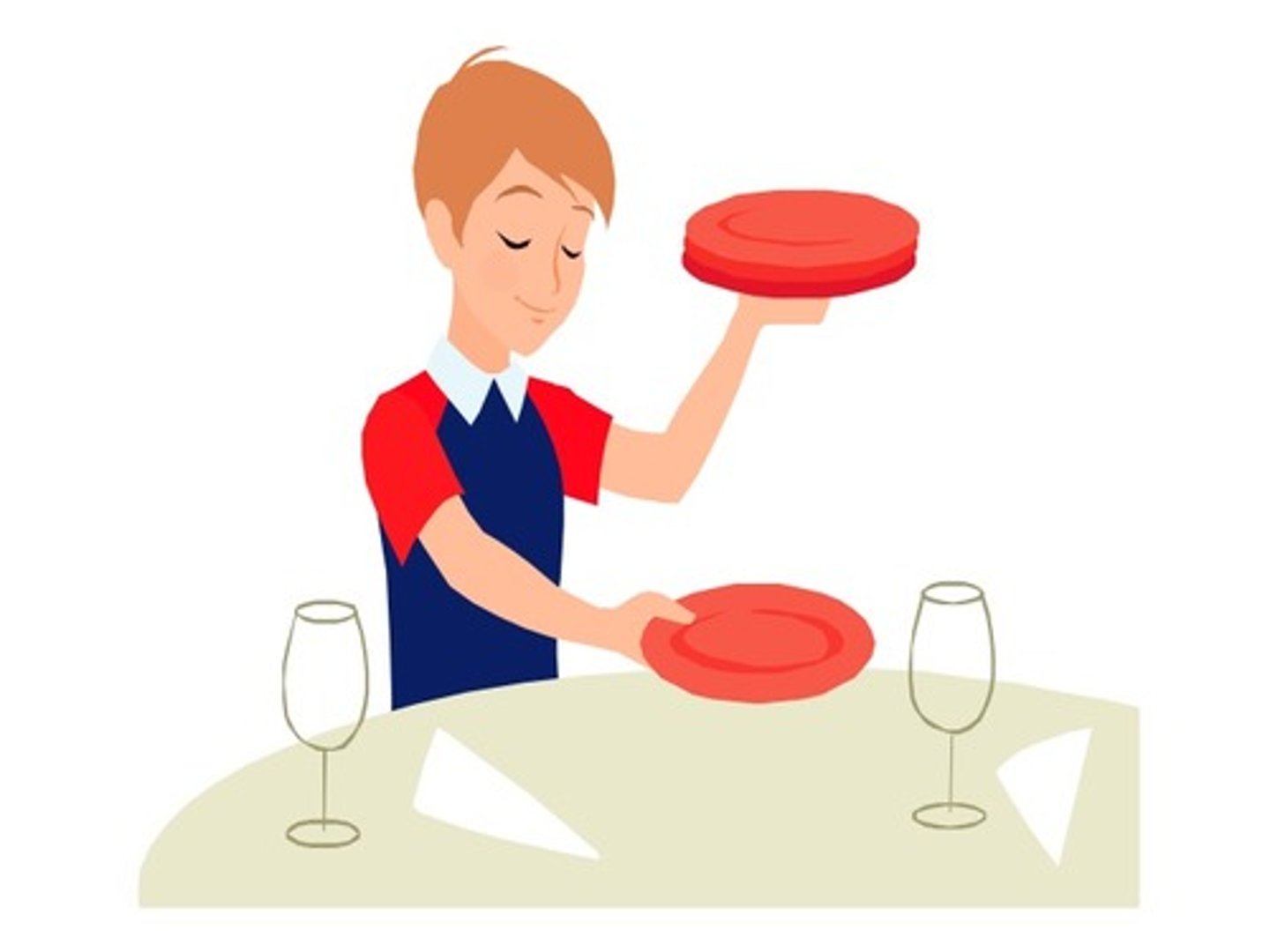 <p>to set the table</p>