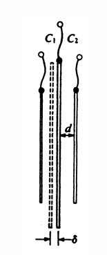 <p>Derivation of V<sub>0</sub> for variable separation differential capacitance displacement transducer</p>