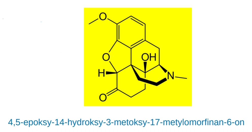 <p>opioid, półsyntetyczne pochodne epoksymorfinanu:<br>tebainy- Oxycodonum</p><p class="has-focus"></p>