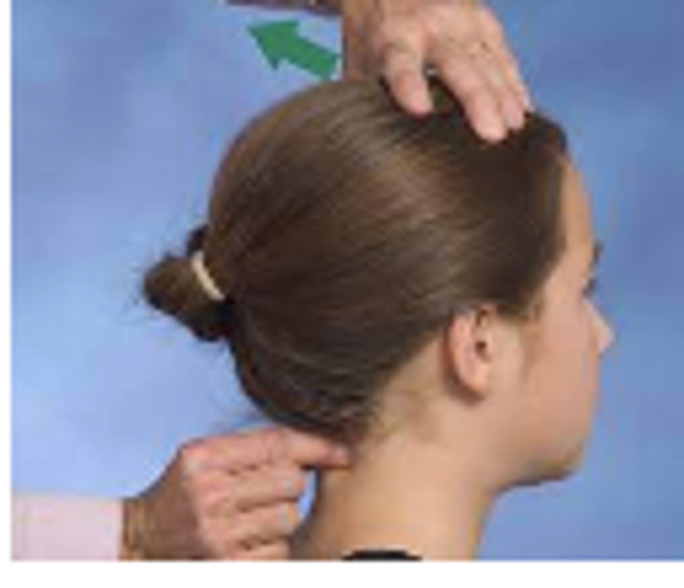 <p>Testing Procedure:</p><p>1. patient is supine/seated</p><p>2. stabilize C2 between thumb + index finger</p><p>3. use other hand to sidebend the head</p><p>4. should feel C2 spinous process move immediately into your finger in opposite direction</p><p>Positive Sign: delay in movement of spinous process</p>