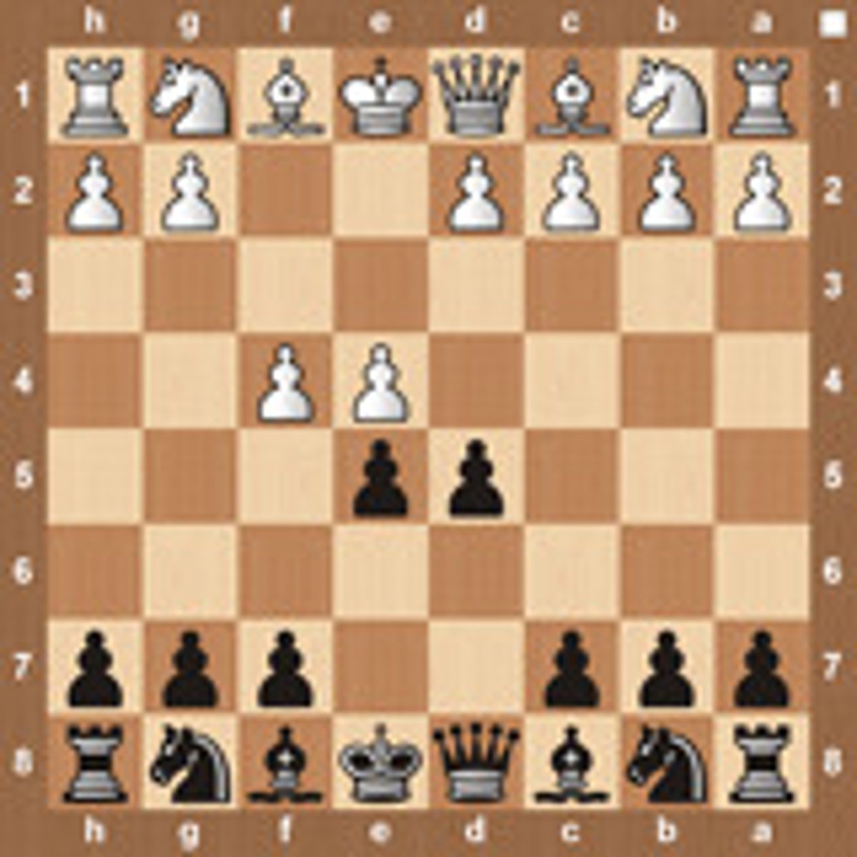 <p>1. e4 e5 2. f4 d5</p>