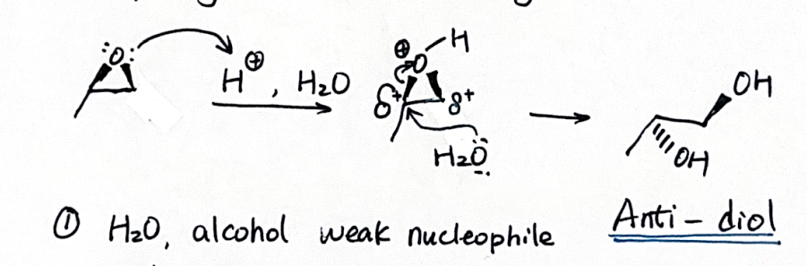 <p>Reagents: H2O, H+</p>