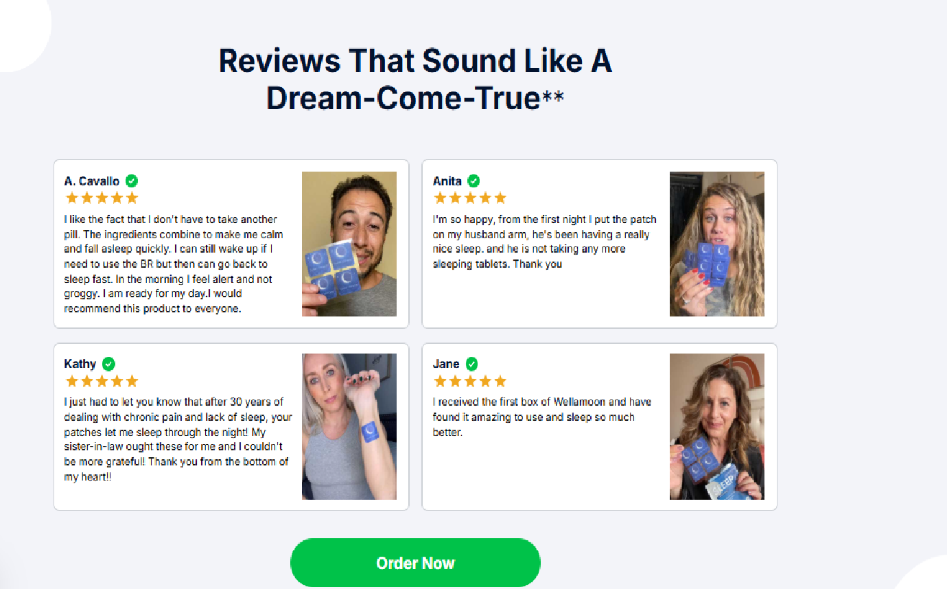 <p><span style="font-family: &quot;Times New Roman&quot;, &quot;serif&quot;">This comprehensive report examines real customer experiences with </span><a target="_blank" rel="noopener noreferrer nofollow" class="link" href="https://www.facebook.com/groups/get.wellamoon.sleep.patches.reviews" data-prevent-progress="true"><span style="font-family: &quot;Times New Roman&quot;, &quot;serif&quot;">Wellamoon Sleep Patches</span></a><span style="font-family: &quot;Times New Roman&quot;, &quot;serif&quot;"> based on 2025 user feedback, testimonials, and market analysis. Our investigation reveals the truth behind this topical sleep aid's claims, effectiveness, and limitations through direct customer insights and aggregated review data.</span></p><p class="MsoNormal"><span style="font-family: &quot;Times New Roman&quot;, &quot;serif&quot;"><strong>&nbsp;</strong></span></p><p class="MsoNormal"><a target="_blank" rel="noopener noreferrer nofollow" class="link" href="https://www.zen-fluff-sleep-pillow.com/product/sleep-patches/" data-prevent-progress="true"><span style="font-family: &quot;Times New Roman&quot;, &quot;serif&quot;"><strong>Click Here To Get Wellamoon Sleep Patches [Big Savings Today]</strong></span></a></p>