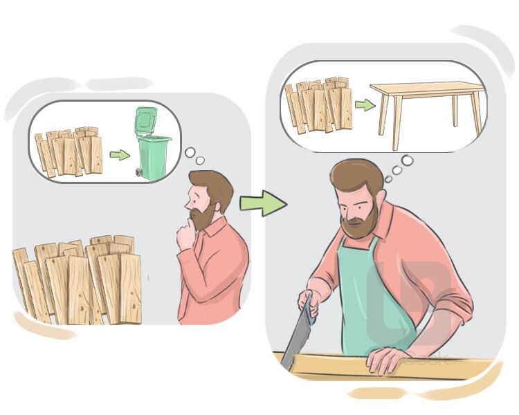 <p>basarse en algo</p>