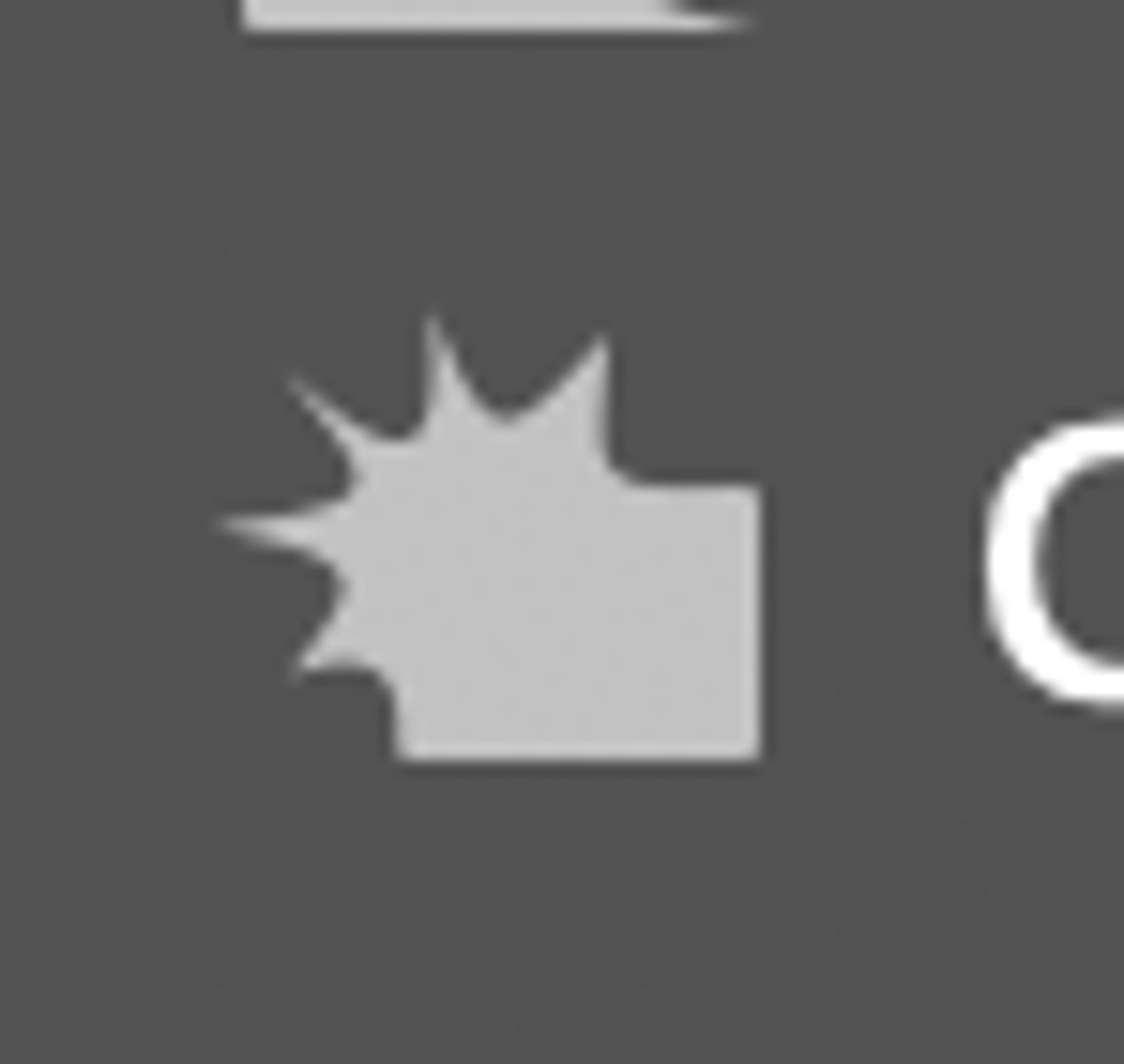 <p>A tool used to add jagged, crystal-like features to an object.</p>