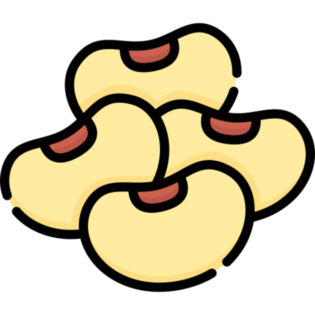 <p><strong><mark data-color="red" style="background-color: red; color: inherit;">die</mark> Bohne, -n</strong></p><p>‎ </p><p>Ich esse gern <u>Bohnen</u>.</p><p><em>(I like eating beans.)</em></p>