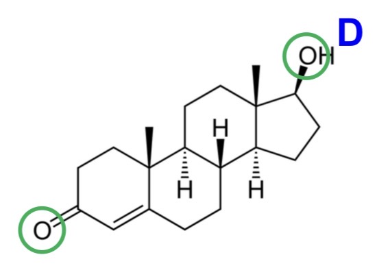 <p>For the following drug, state whether it complies with the Rule of 5:</p><p>Testosterone</p>