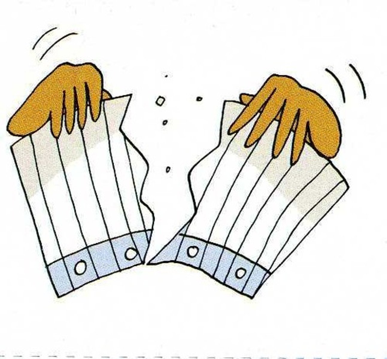 <p>/rɪp/ (n) Vết rách / Sự xé toạc</p><p>The rip in his jeans was caused by a sharp fence.</p>