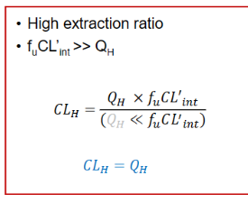 <p>CLh = Qh</p>