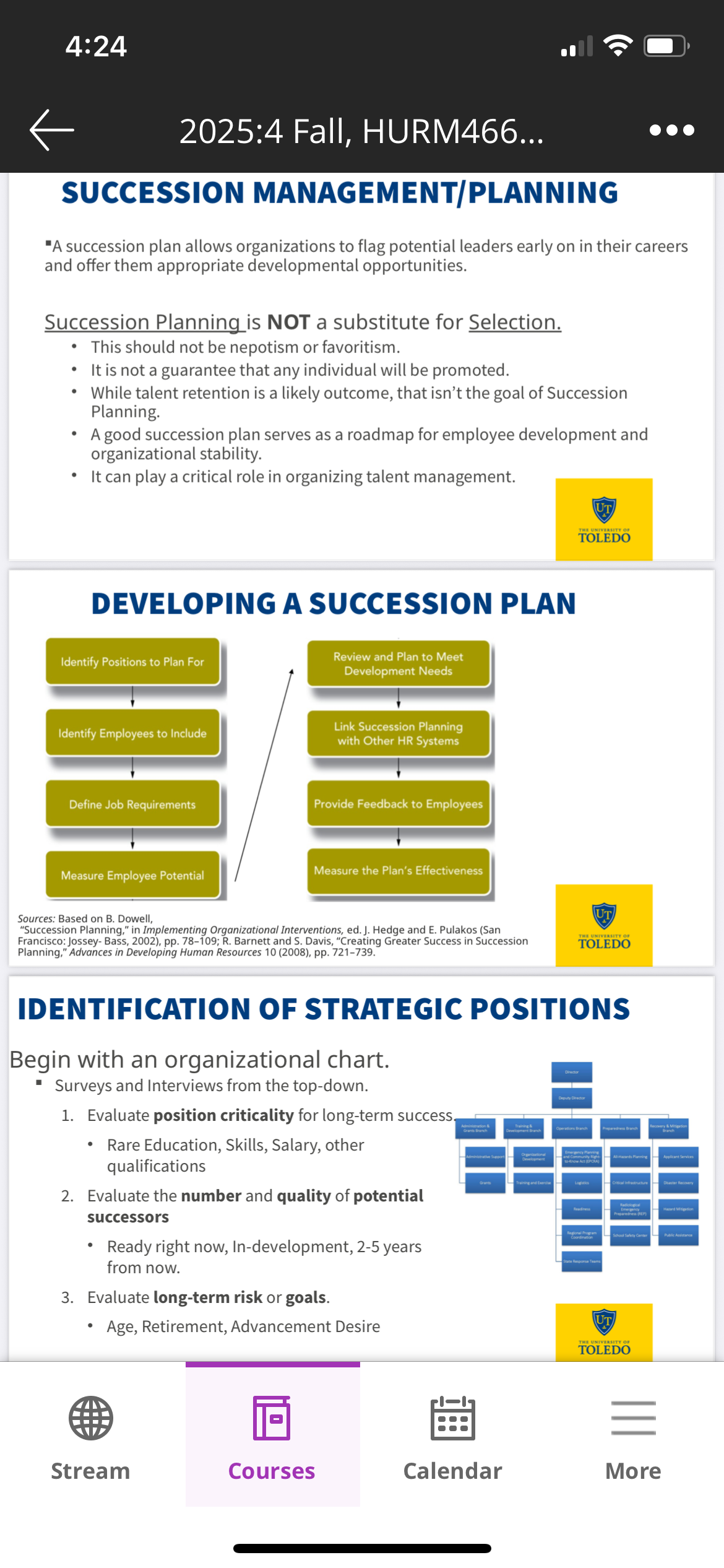 <p><span>organizations to flag potential leaders early on in their careers and offer them appropriate developmental opportunities.</span></p><p><span>Succession Planning is NOT a substitute for Selection.</span></p><ul><li><p><span>﻿﻿This should not be nepotism or favoritism.</span></p></li><li><p><span>﻿﻿It is not a guarantee that any individual will be promoted.</span></p></li><li><p><span>﻿﻿While talent retention is a likely outcome, that isn't the goal of Succession Planning.</span></p></li><li><p><span>﻿﻿A good succession plan serves as a roadmap for employee development and organizational stability.</span></p></li><li><p><span>﻿﻿It can play a critical role in organizing talent management.</span></p></li></ul>