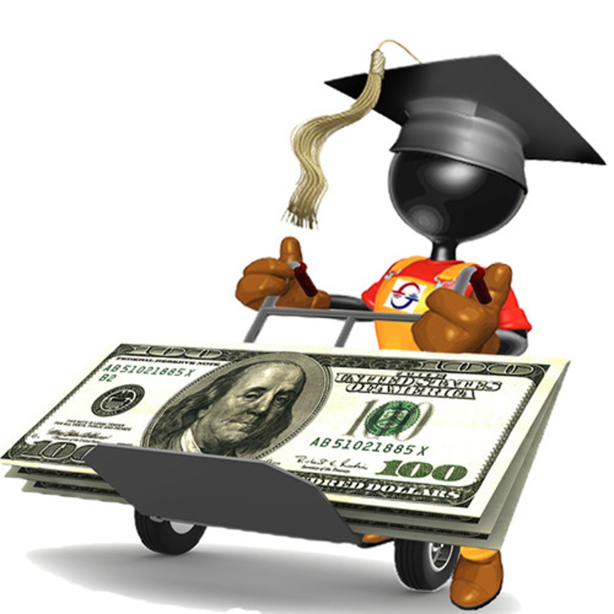 <p>stypendium (dostać stypendium)</p>