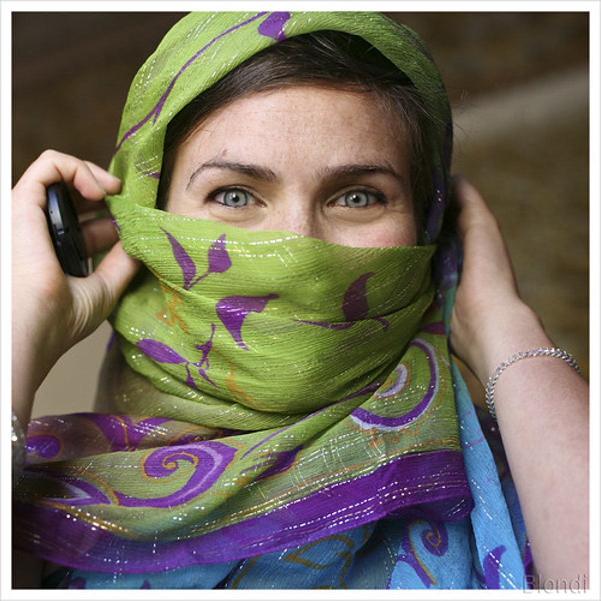 <p>she wore</p>