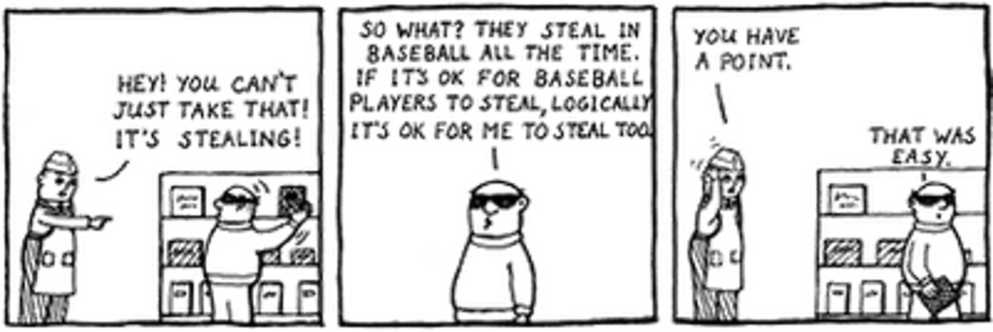 <p>A fallacy by which a key word or phrase in an argument is used with more than one meaning. "I trust you so I trust that you'll be home by 9." The word "trust" is used in two different ways.</p>