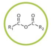 <p>Which functional group is shown? (R = rest of molecule, X = any halogen)</p>