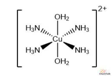 <p>The large structure formed<strong> between the covalently.bonded transition metal ion and ligands</strong>. If they have an overall charge, they are called <strong>complex ions.</strong></p>