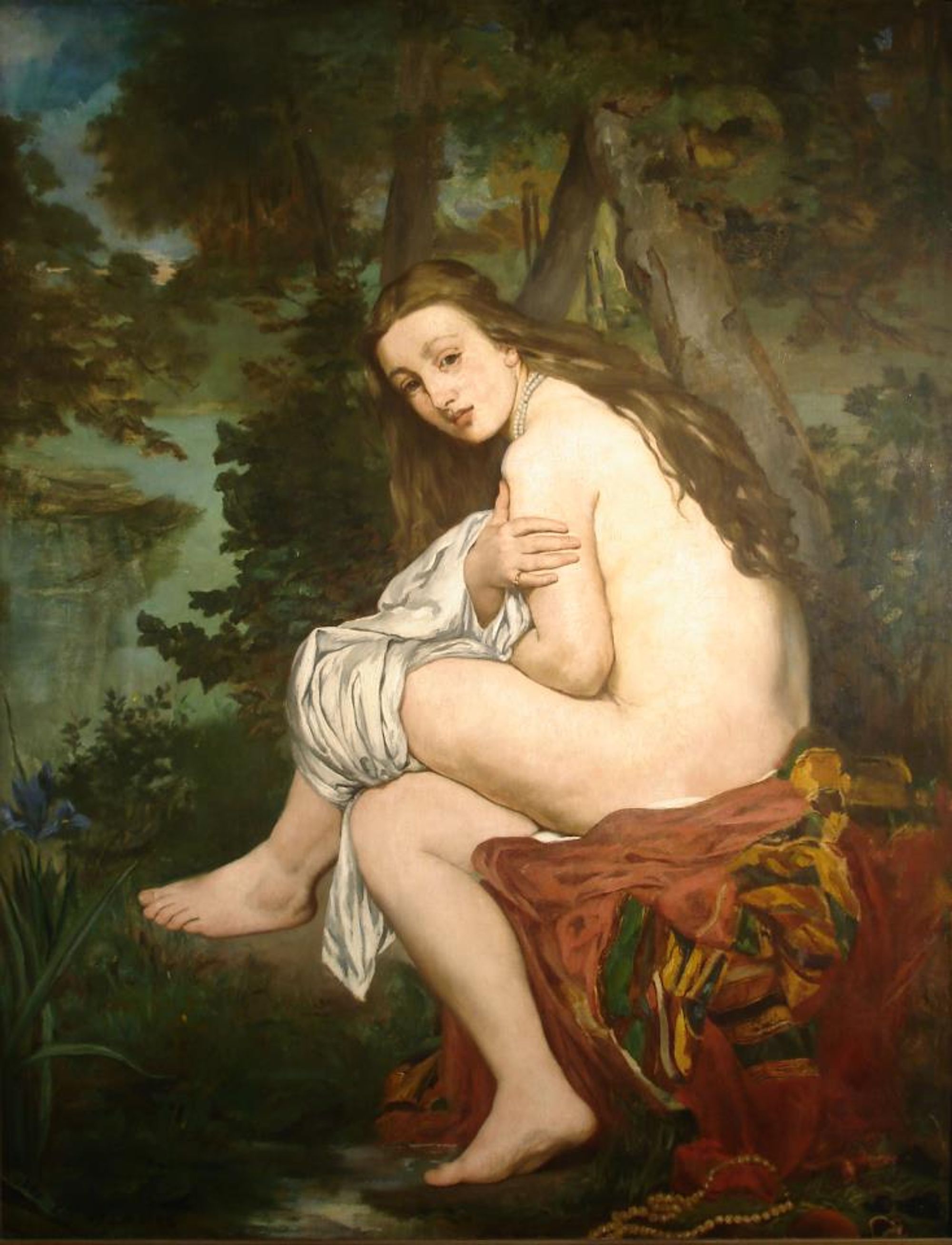 <p><em>La nymphe surprise</em></p>