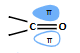 <p>towards the O atom (electronegativity)</p>