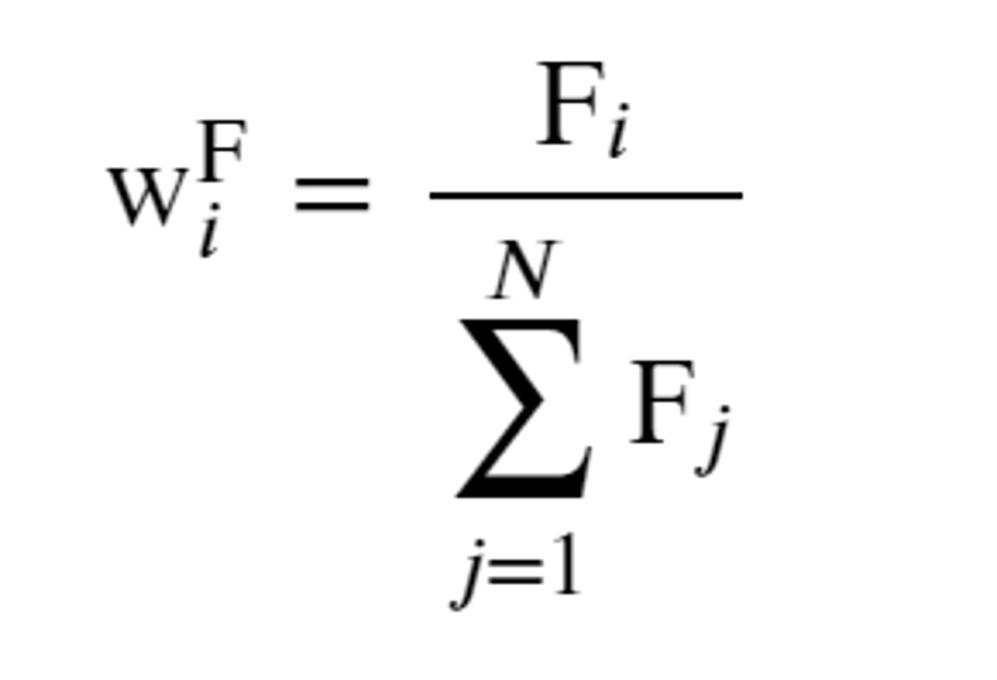 <p>An index weighting method in which the weight assigned to each constituent security is based on its underlying company's size. It attempts to address the disadvantages of market-capitalization weighting by using measures that are independent of the constituent security's price. Measures include book value, cash flow, revenues, earnings, dividends, and number of employees.</p><p>Letting Fi denote a given fundamental size measure of company i, the fundamental weight on security i is:</p><p>Most susceptible to a value tilt.</p>