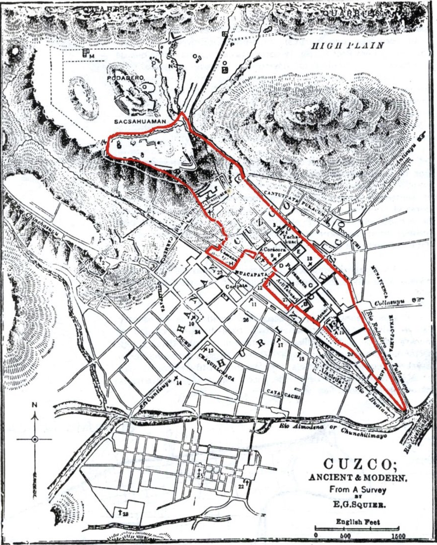 <p>city of cusco plan</p>