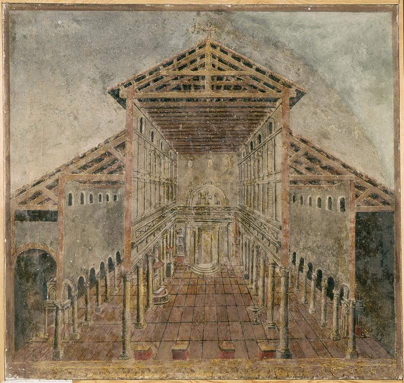 <p><span style="background-color: transparent;">Old Saint Peter’s basilica, Rome, Italy (4<sup>th</sup> century CE)</span></p>