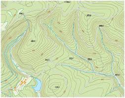 <p>topographic map</p>