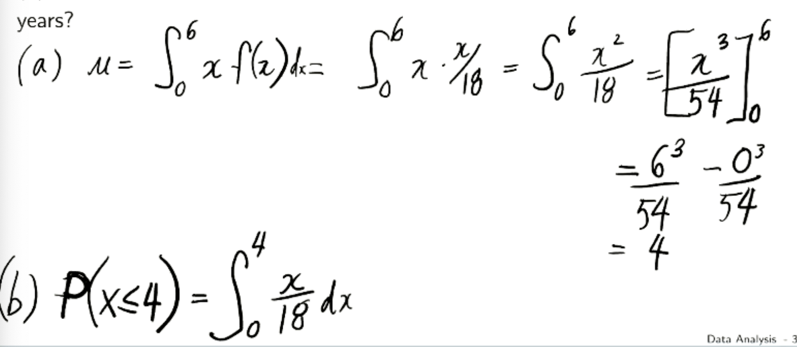<p></p><p>integral(0,6)(x-4)²*x/18dx=2</p>