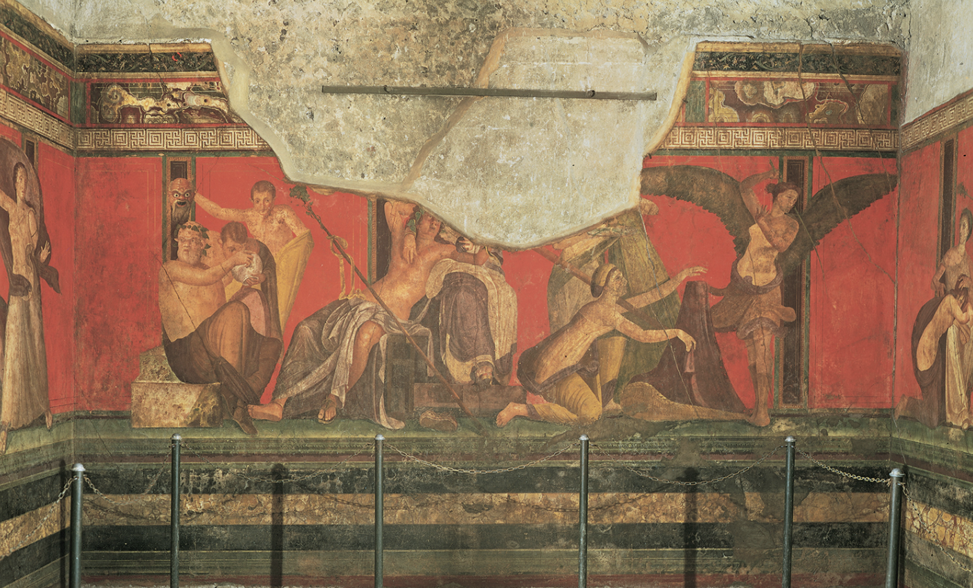 <p>Roman Mural Painting <strong>Second Style</strong></p>