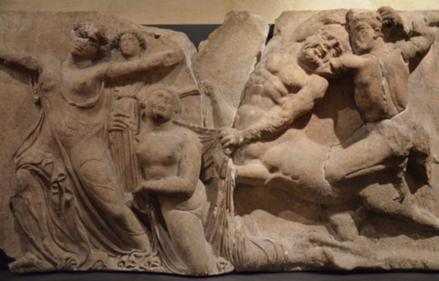 <p>- Greeks vs Amazons: good vs evil</p><p>- Short &amp; stocky figures; no necks</p><p>- Theatrical and dramatic poses, but ugly</p><p>- Continuous Ionic frieze</p>