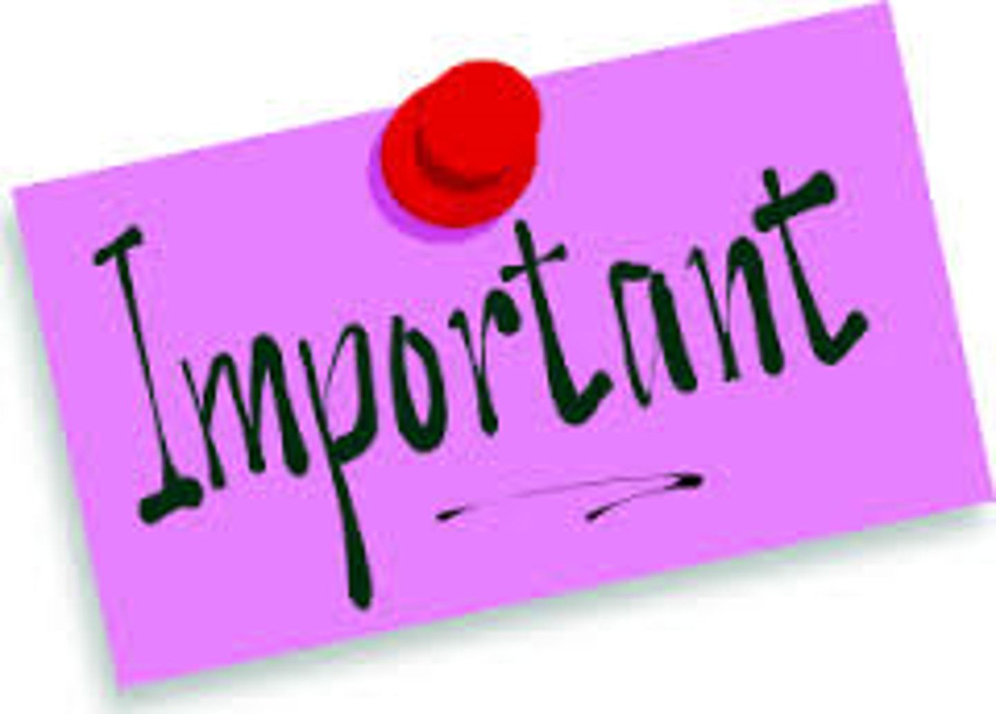 <p>It is important that you know that</p>