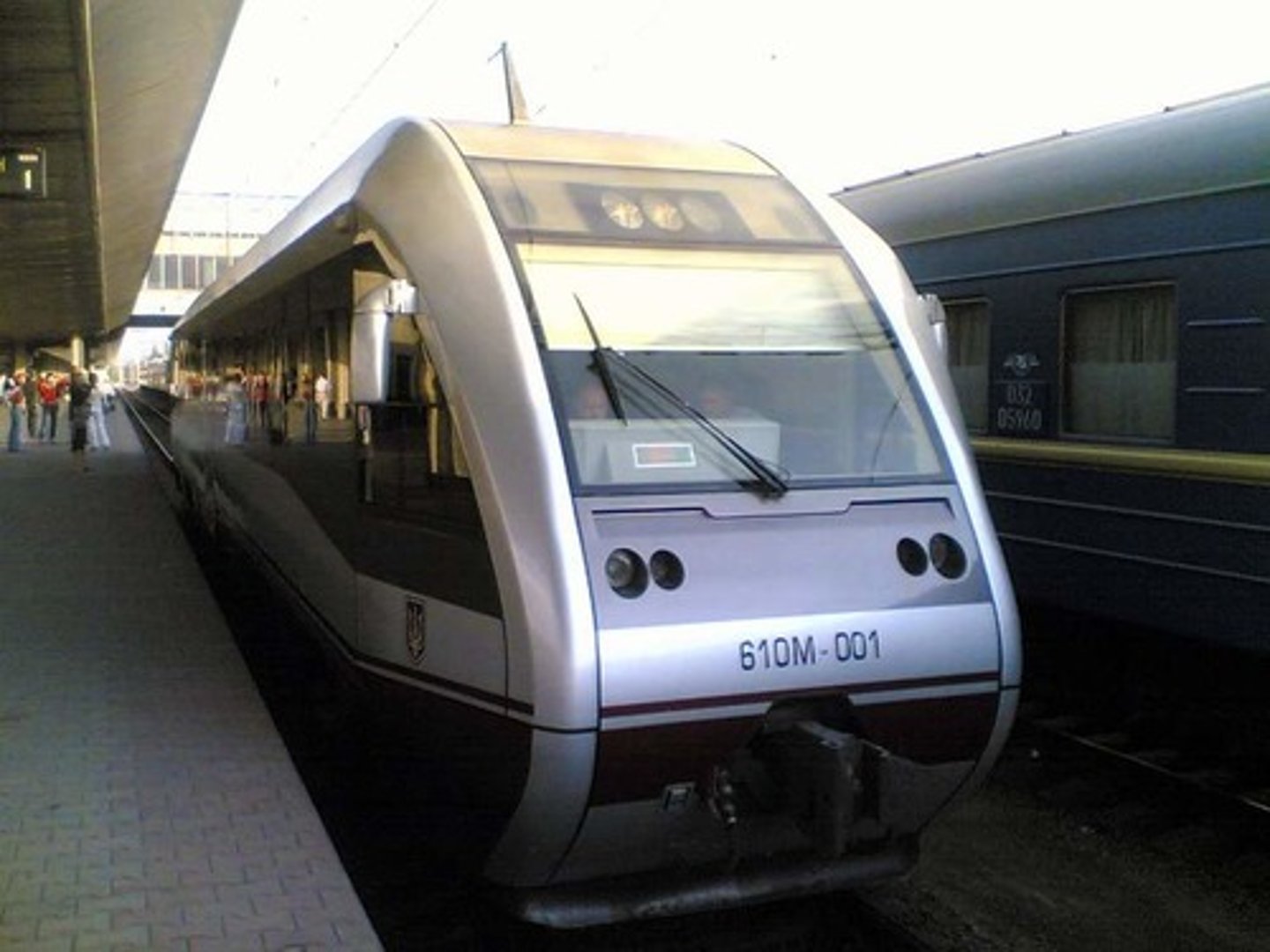 <p>by train / train</p>