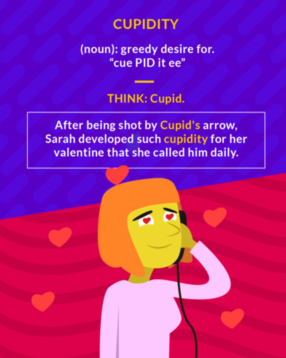 <p>(n.) an eager desire for something; greed</p>