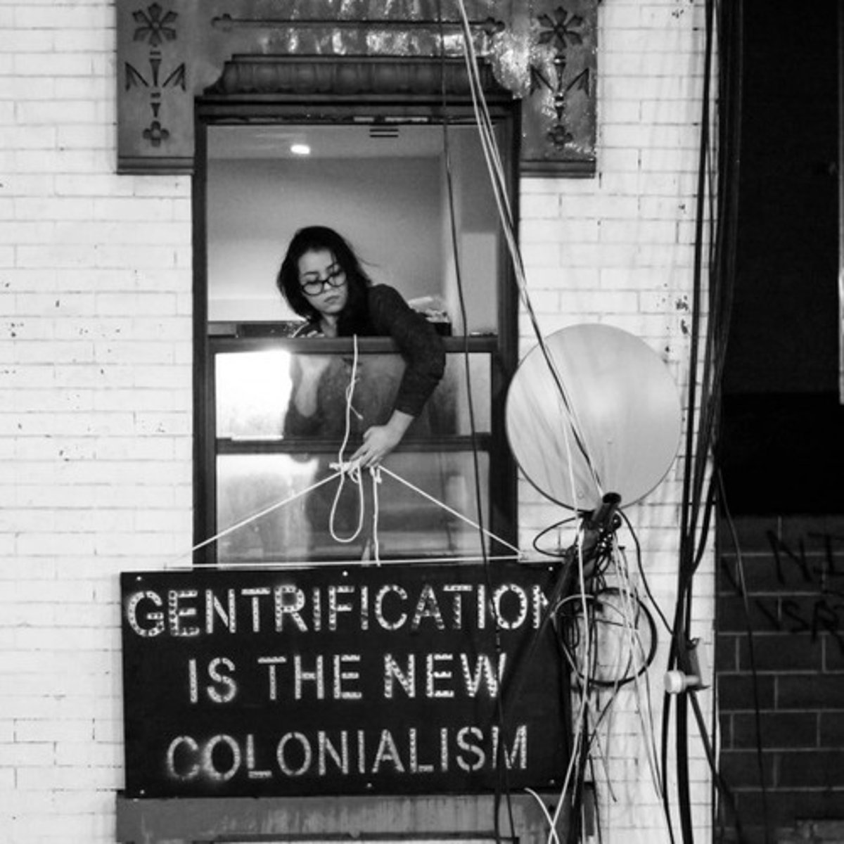 <p>- based out of Mayday Space in Bushwick<br>- teamed up with NYC Light Brigade to conduct a project called Illumination Against Gentrification<br>- neon signs</p>