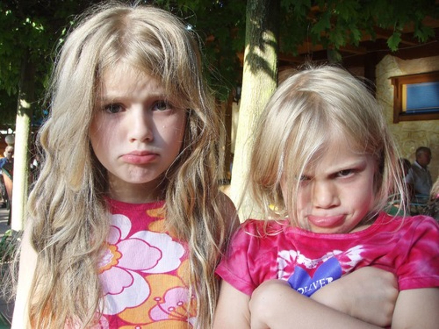 <p>sad, pouting, usually silent</p>