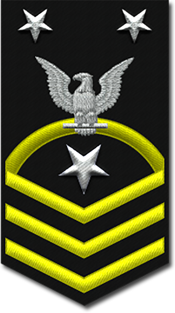 <p>N E-9 denoted with yellow rank and white star symbol</p>
