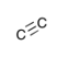 <p>A carbon triple bonded onto another carbon</p>