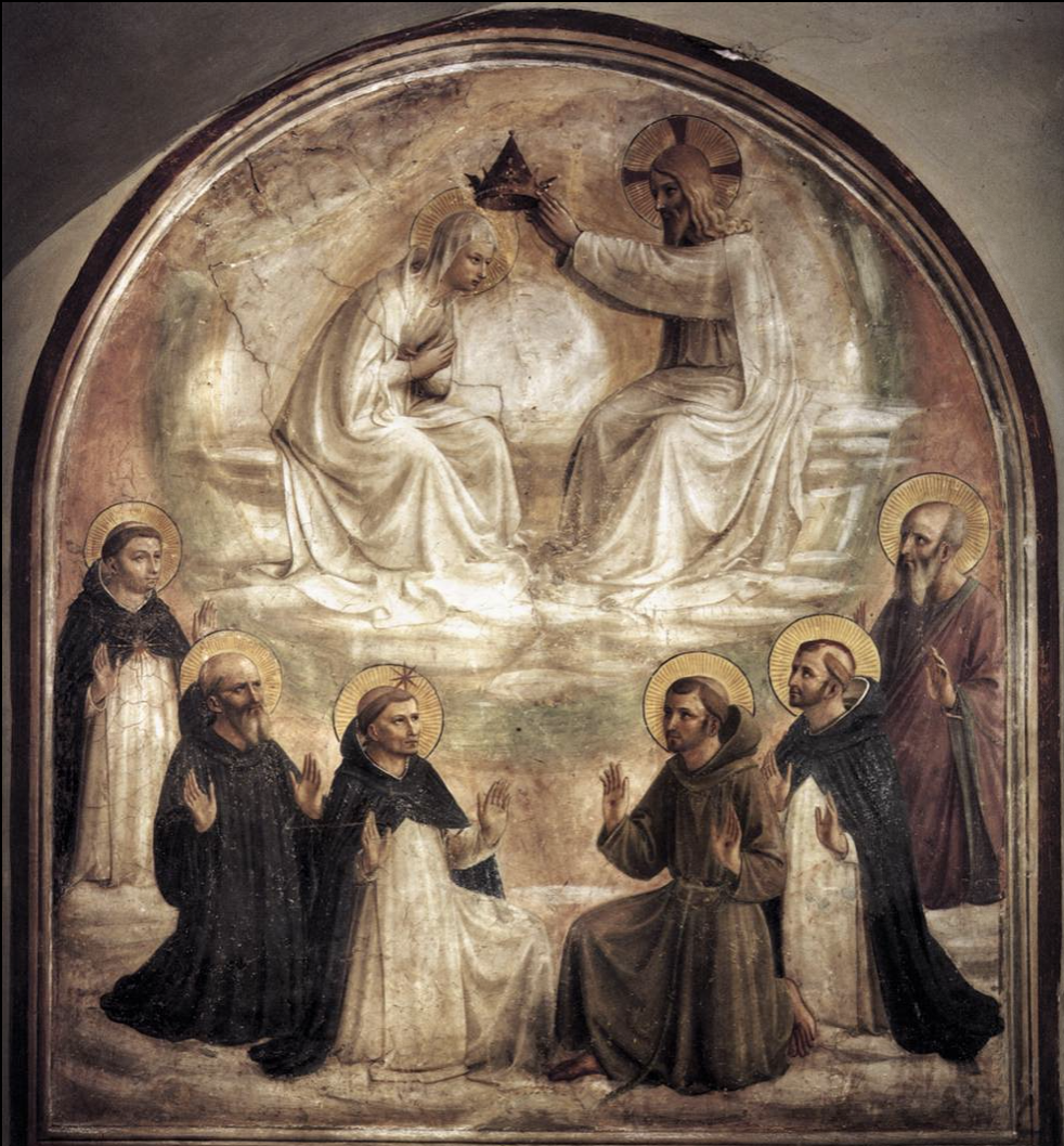 <p>“Coronation of the Virgin” in San Marco Monastery</p>