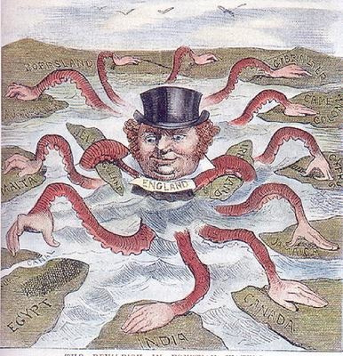 <p>A policy in which a strong nation seeks to dominate other countries poitically, socially, and economically.</p>