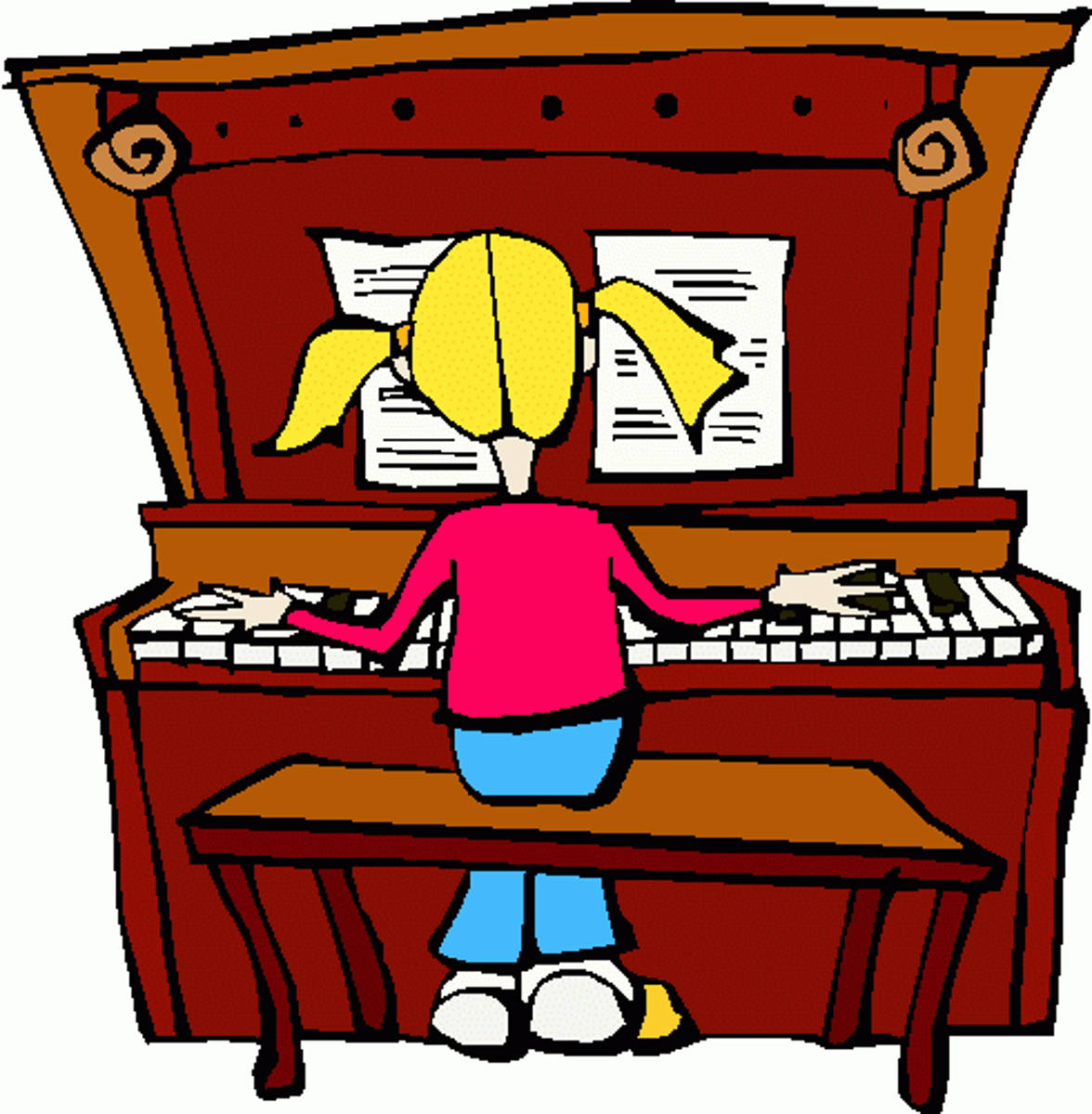 <p>Yo __ el piano.</p><p>I played the piano.</p>