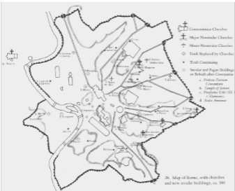 <p><span style="background-color: transparent;"><span>Locations of churches in the Roman city</span></span></p>