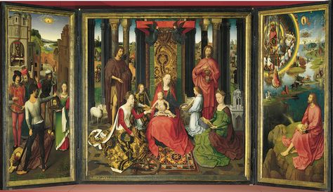 <p>Altarpiece of the Virgin with Saints and Angels is by?</p>