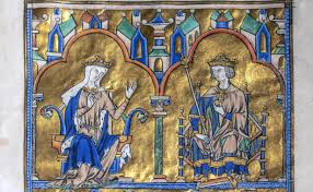 <p><span style="background-color: transparent;"><strong><span>Dedication Page with Blanche of Castile and King Louis IX</span></strong></span></p>