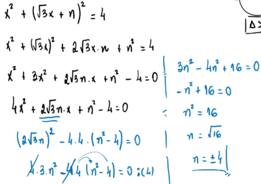 <p>delta positivo 2 pontos de encontro se for igual a 0 so tem 1 ponto de encontro se for negativo nao tem ponto de encontro</p>