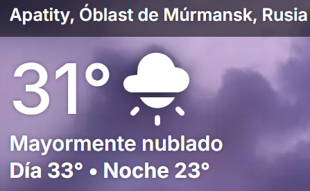 <p>¿Cuál es la temperatura?</p>