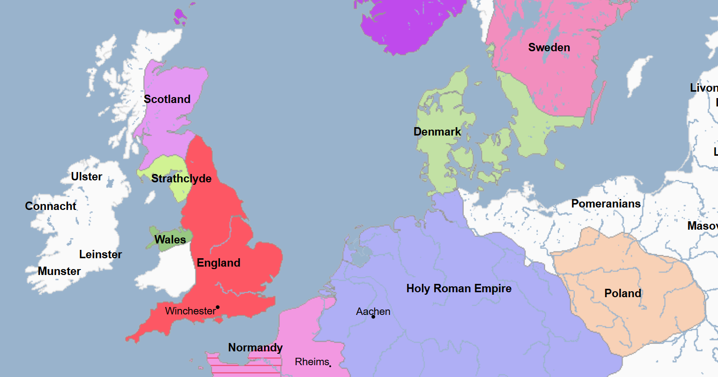 <ul><li><p>5th King of England and 5th King of the House of Wessex</p><ul><li><p>He was crowned at Bath on White Sunday</p><ul><li><p>His coronation was delayed by division caused by the misbehavior of his predecessor and brother on his predecessor’s own co</p></li></ul></li><li><p>He sailed with his fleet to Chester, where eight British kings came and swore fealty to him</p><ul><li><p>To demonstrate their submission, they rowed him on the Dee River from his palace to the Church of St. John, while he held the rudder</p></li></ul></li><li><p>He consolidated his rule and kingdom after his older brother and predecessor died and after the death of the last great Viking, Eric Bloodaxe, who ruled York in Northumbria</p></li></ul></li><li><p>He oversaw a revival, restoration, and reform of monasticism in England, led by St. Dunstan, whom had been banished by his predecessor and thus recalled by the namesake and made Archbishop of Canterbury</p></li></ul><p></p>