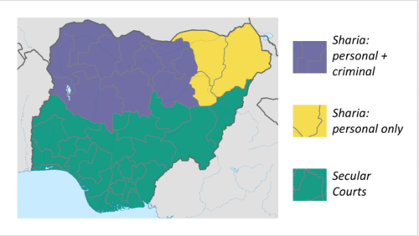 <p>Other type of court in Nigeria that is usually popular in Northern part of Nigeria. The court is based on Islamic law which is taken from Quran.</p>