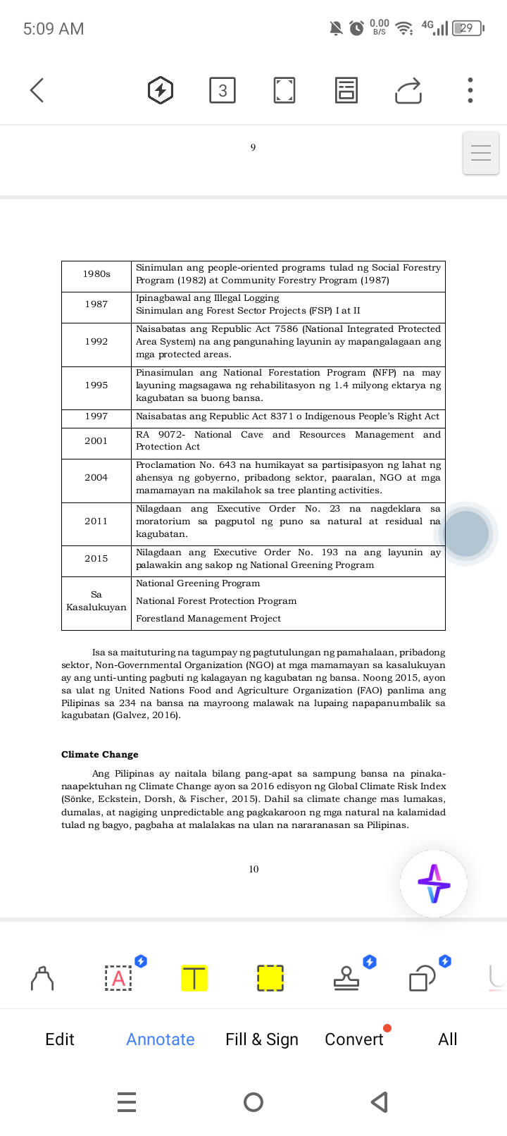<p>Ang climate change ay maaaring natural o dahil sa gawain ng tao; ayon sa IPCC (2001), ang pag-init ng mundo o <strong><em><em></em></strong></em>__ ay isa sa mga dahilan.</p>