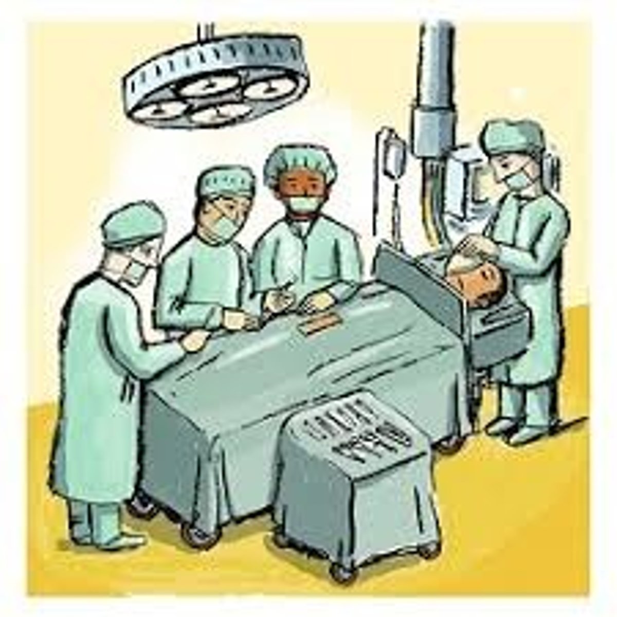 <p>trải qua một thủ thuật y tế</p><p>ex: She had to undergo a surgical procedure to remove her appendix.(Cô ấy phải trải qua một cuộc phẫu thuật để cắt bỏ ruột thừa.)</p>
