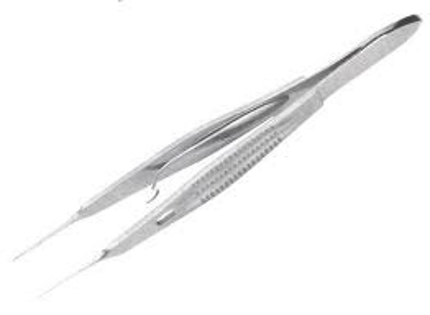 <p>Ultra-fine forceps used in ophthalmic surgeries such as cataract extraction and corneal transplants.</p>