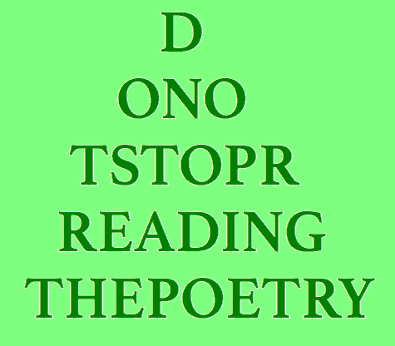 <p>A run-on line of poetry in which logical and grammatical sense carries over from one line into the next.</p>